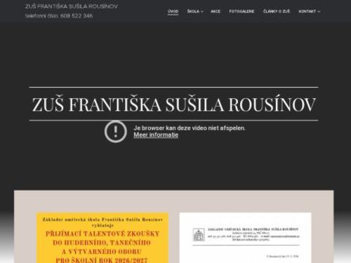 Základní umělecká škola Františka Sušila
