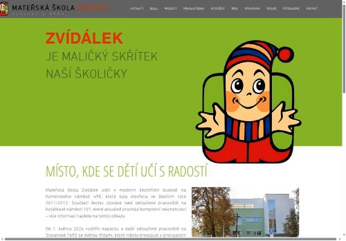Zobrazit webové stránky Mateřská škola Zvídálek