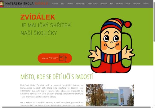 Zobrazit webové stránky Mateřská škola Zvídálek