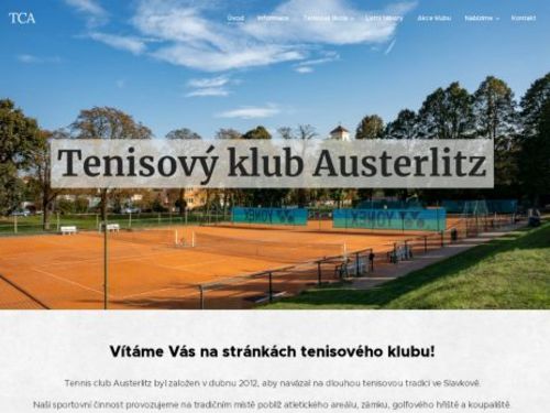 Tenisové kurty a hala Slavkov
