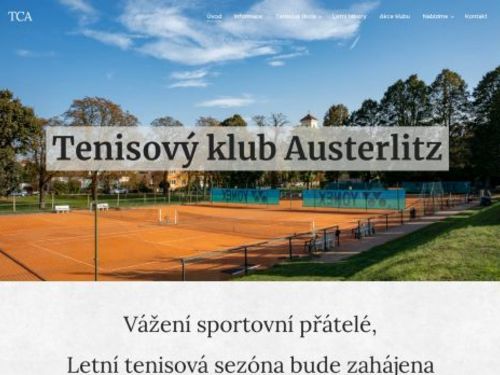 Tenisové kurty a hala Slavkov