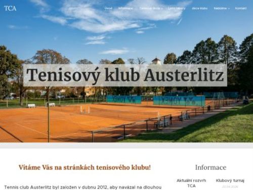 Tenisové kurty a hala Slavkov