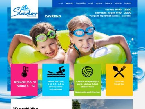 Městské koupaliště Slavkov