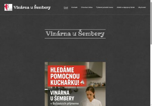 Zobrazit webové stránky Vinárna u Šembery Bučovice
