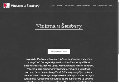 Zobrazit webové stránky Vinárna u Šembery