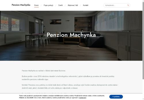 Zobrazit webové stránky Penzion Machynka