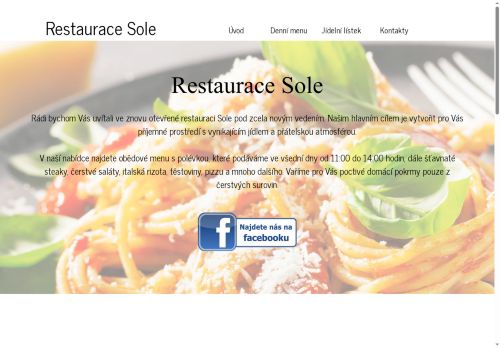 Zobrazit webové stránky Restaurace SOLE