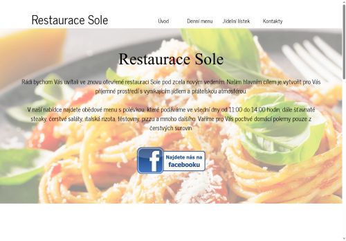 Zobrazit webové stránky Restaurace SOLE