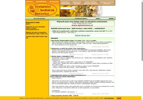 Zobrazit webové stránky Včelařství Sedláček