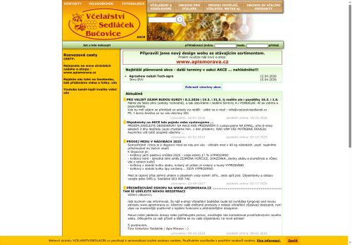Zobrazit webové stránky Včelařství Sedláček