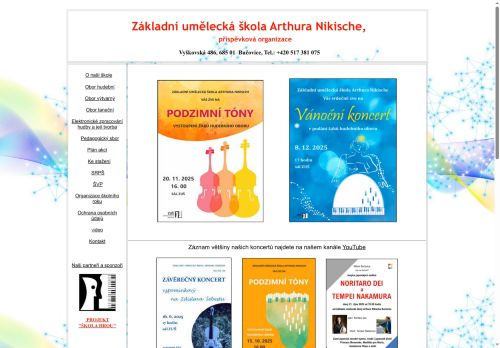Zobrazit webové stránky Základní umělecká škola Arthura Nikische