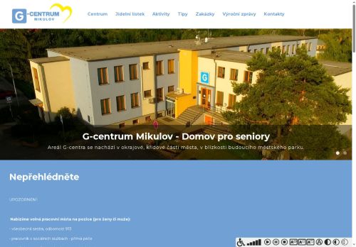Zobrazit webové stránky G-centrum Mikulov