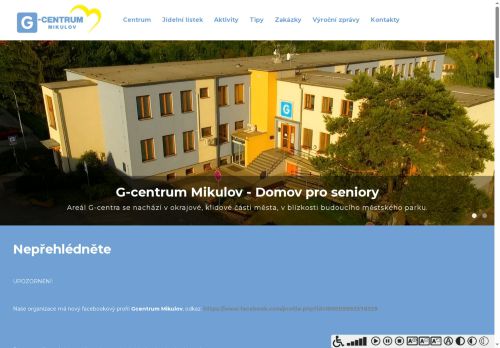 Zobrazit webové stránky G-centrum Mikulov