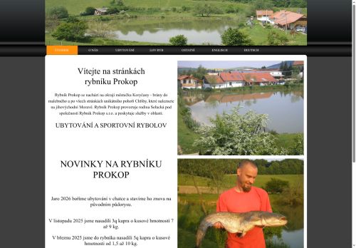 Zobrazit webové stránky Rybník Prokop