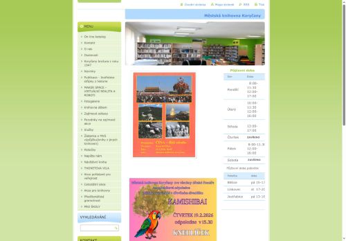 Zobrazit webové stránky Knihovna, kulturní a informační centrum Koryčany