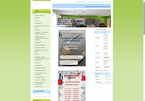 Zobrazit webové stránky Knihovna, kulturní a informační centrum Koryčany