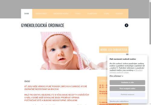 Zobrazit webové stránky Gynekologická ambulance - MUDr. Lea Chroustová