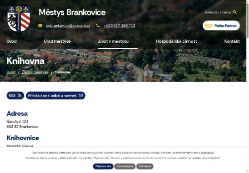 Zobrazit webové stránky Knihovna Brankovice
