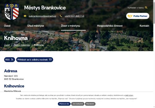 Zobrazit webové stránky Knihovna Brankovice