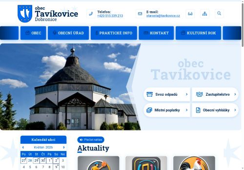 Zobrazit webové stránky Obecní úřad Tavíkovice