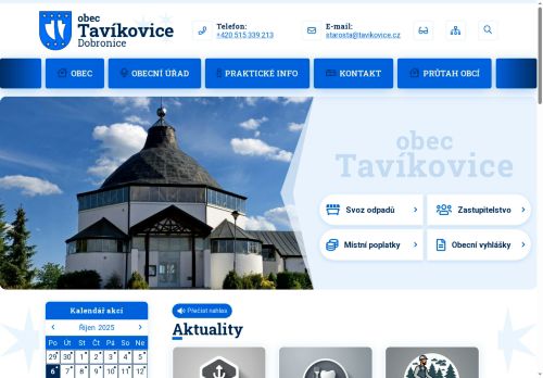 Zobrazit webové stránky Obecní úřad Tavíkovice