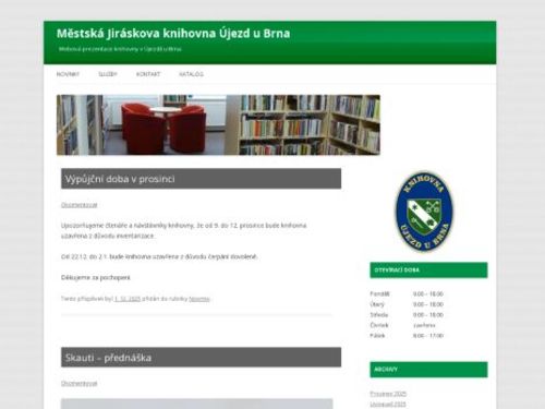 Městská Jiráskova knihovna Újezd u Brna