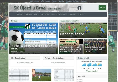 Zobrazit webové stránky Ubytovna SK Újezd u Brna