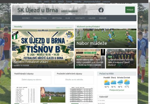 Zobrazit webové stránky Ubytovna SK Újezd u Brna