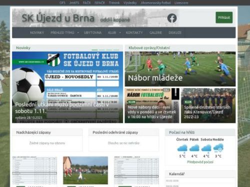 Ubytovna SK Újezd u Brna