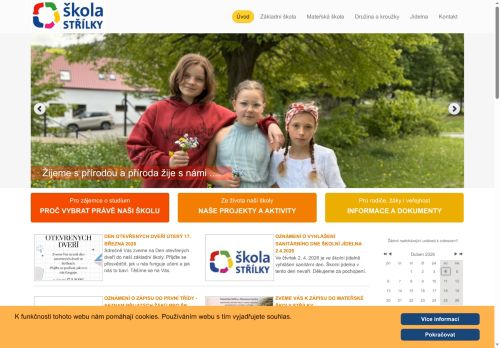 Zobrazit webové stránky Základní a Mateřská škola Střílky
