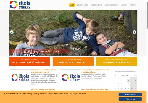 Zobrazit webové stránky Základní a Mateřská škola Střílky