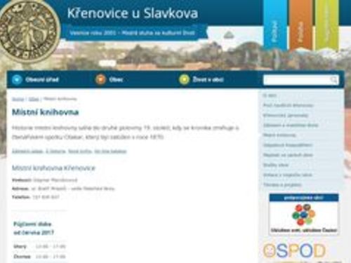 Místní knihovna Křenovice
