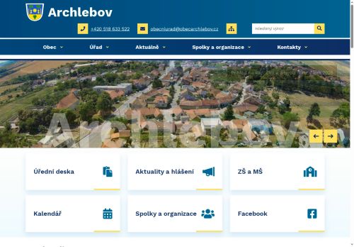 Zobrazit webové stránky Obecní úřad Archlebov