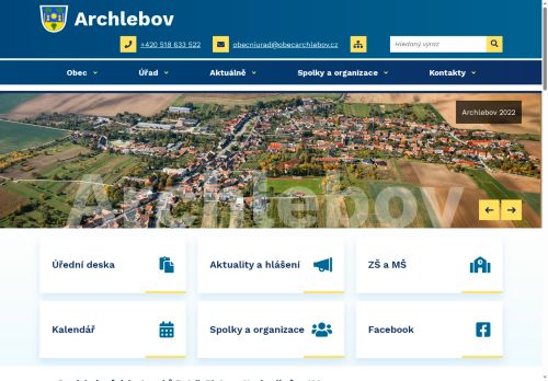 Zobrazit webové stránky Obecní úřad Archlebov