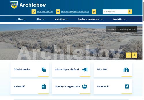 Zobrazit webové stránky Obecní úřad Archlebov