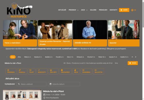 Zobrazit webové stránky Kino Hustopeče