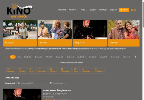 Zobrazit webové stránky Kino Hustopeče