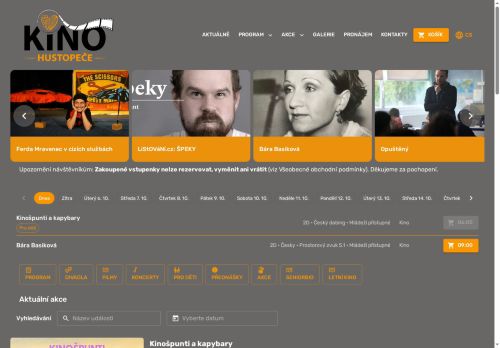 Zobrazit webové stránky Kino Hustopeče