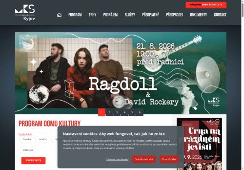 Zobrazit webové stránky Městské kulturní středisko Kyjov