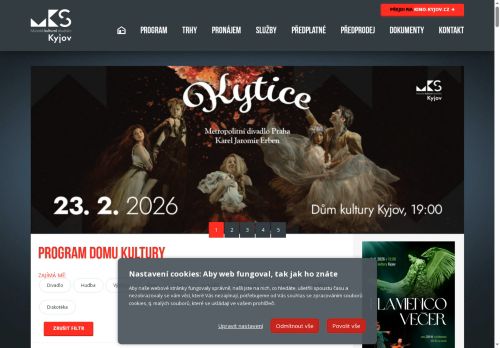 Zobrazit webové stránky Městské kulturní středisko Kyjov