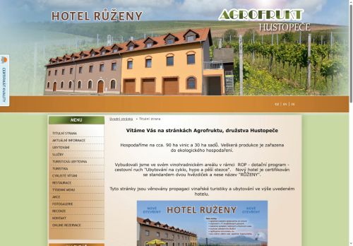 Zobrazit webové stránky Hotel Růženy