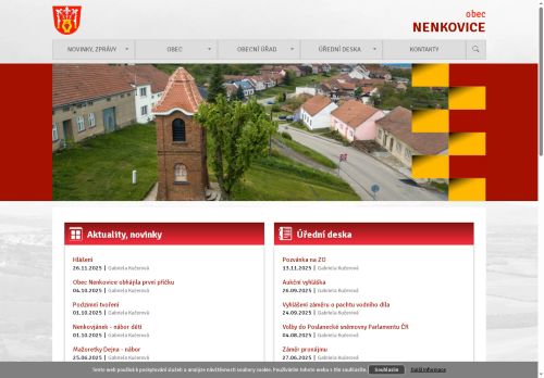 Zobrazit webové stránky Obecní úřad Nenkovice