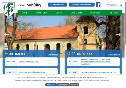 Zobrazit webové stránky Obecní úřad Sobůlky