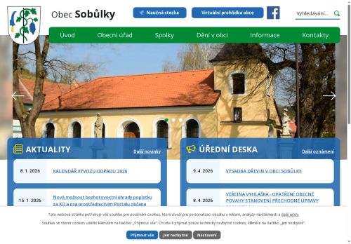 Zobrazit webové stránky Obecní úřad Sobůlky