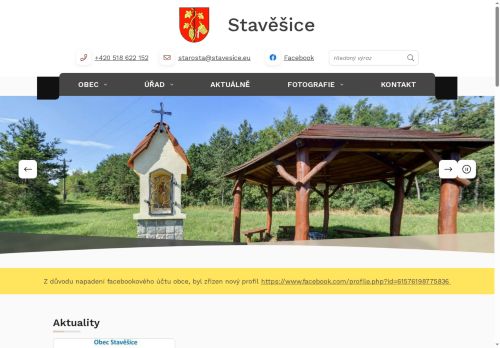 Zobrazit webové stránky Obecní úřad Stavěšice
