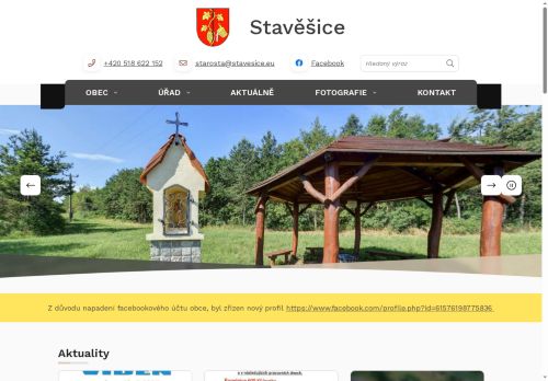 Zobrazit webové stránky Obecní úřad Stavěšice