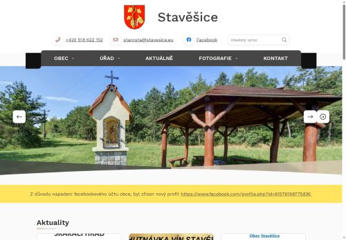 Zobrazit webové stránky Obecní úřad Stavěšice