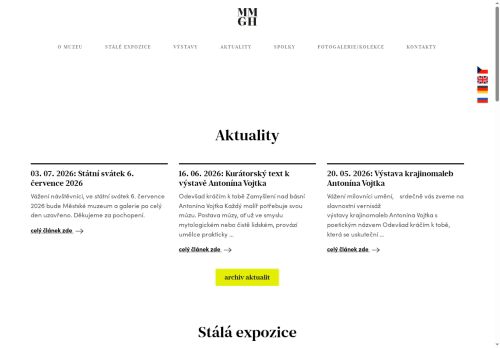 Zobrazit webové stránky Městské muzeum a galerie Hustopeče