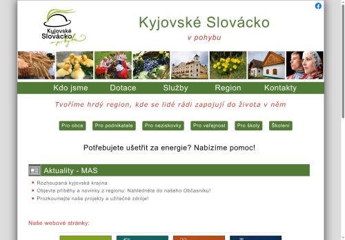 Zobrazit webové stránky Kyjovské Slovácko v pohybu