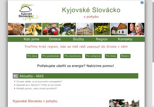 Zobrazit webové stránky Kyjovské Slovácko v pohybu